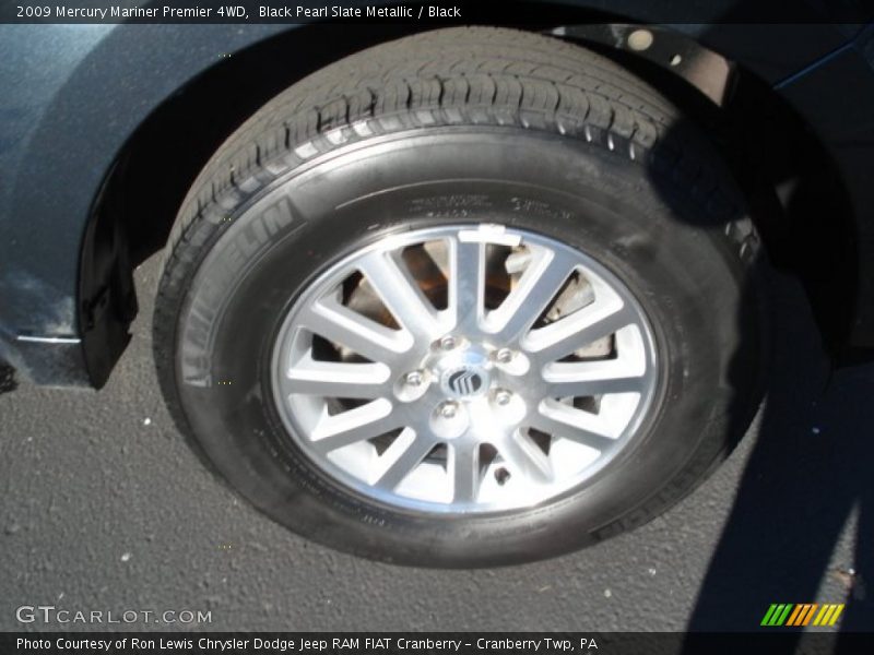 Black Pearl Slate Metallic / Black 2009 Mercury Mariner Premier 4WD