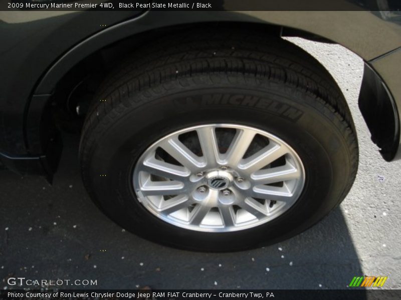 Black Pearl Slate Metallic / Black 2009 Mercury Mariner Premier 4WD