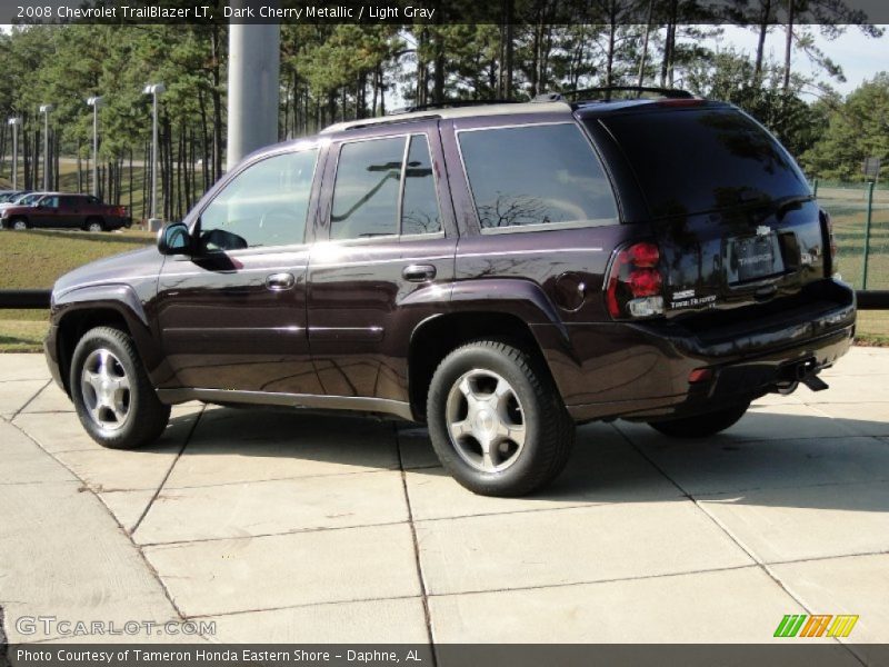 Dark Cherry Metallic / Light Gray 2008 Chevrolet TrailBlazer LT