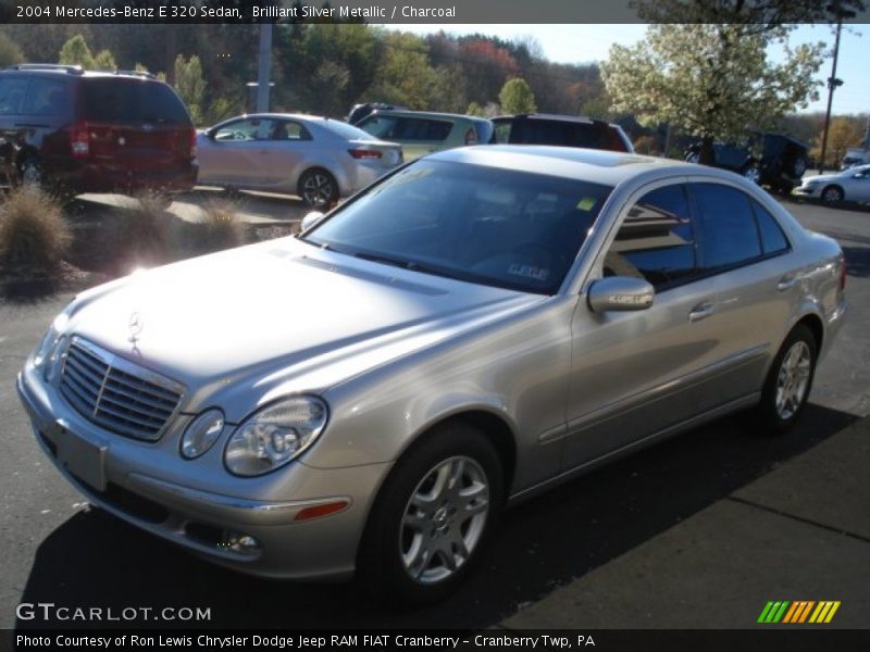 Brilliant Silver Metallic / Charcoal 2004 Mercedes-Benz E 320 Sedan