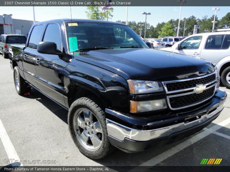 Black / Dark Charcoal 2007 Chevrolet Silverado 1500 Classic LS Crew Cab