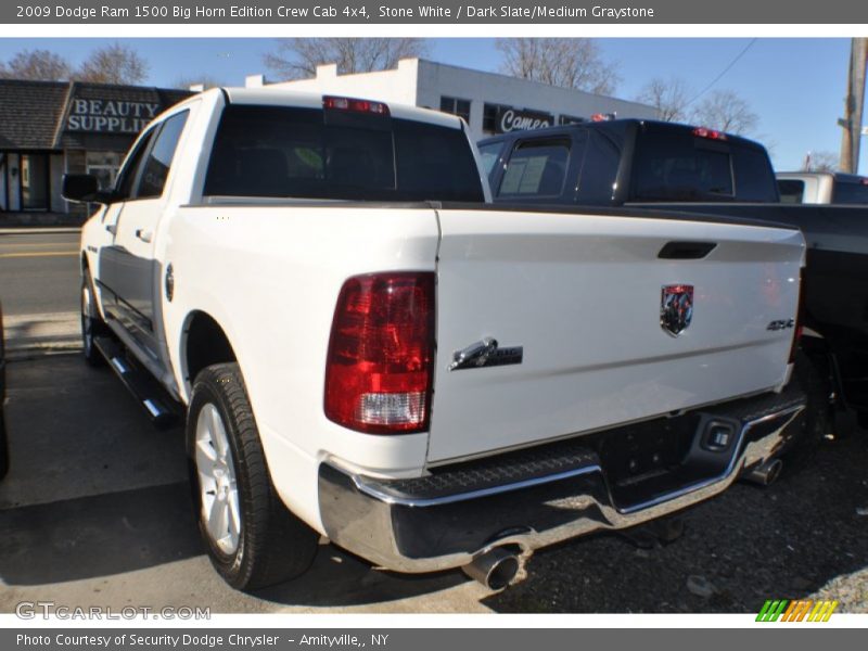 Stone White / Dark Slate/Medium Graystone 2009 Dodge Ram 1500 Big Horn Edition Crew Cab 4x4