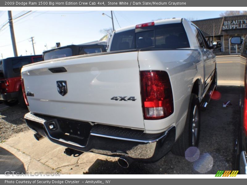 Stone White / Dark Slate/Medium Graystone 2009 Dodge Ram 1500 Big Horn Edition Crew Cab 4x4