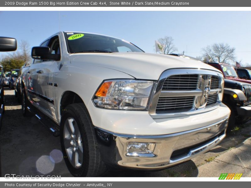Stone White / Dark Slate/Medium Graystone 2009 Dodge Ram 1500 Big Horn Edition Crew Cab 4x4