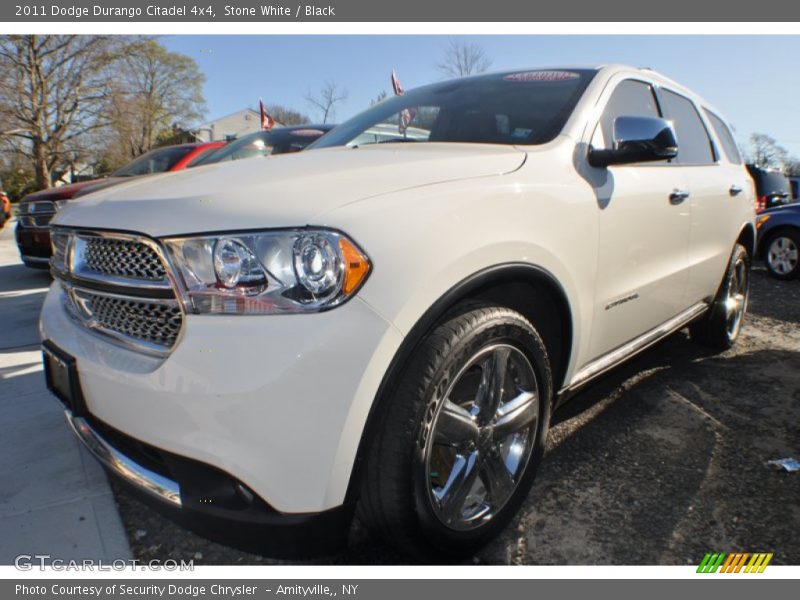 Stone White / Black 2011 Dodge Durango Citadel 4x4