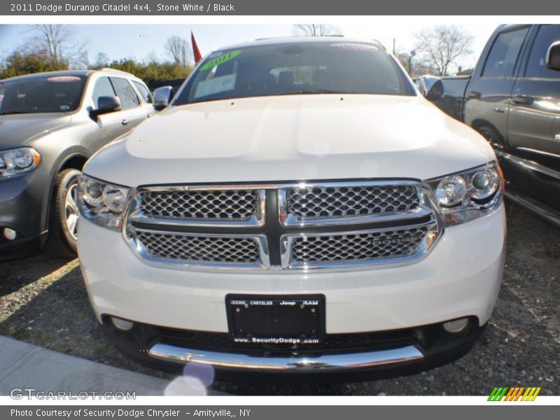 Stone White / Black 2011 Dodge Durango Citadel 4x4