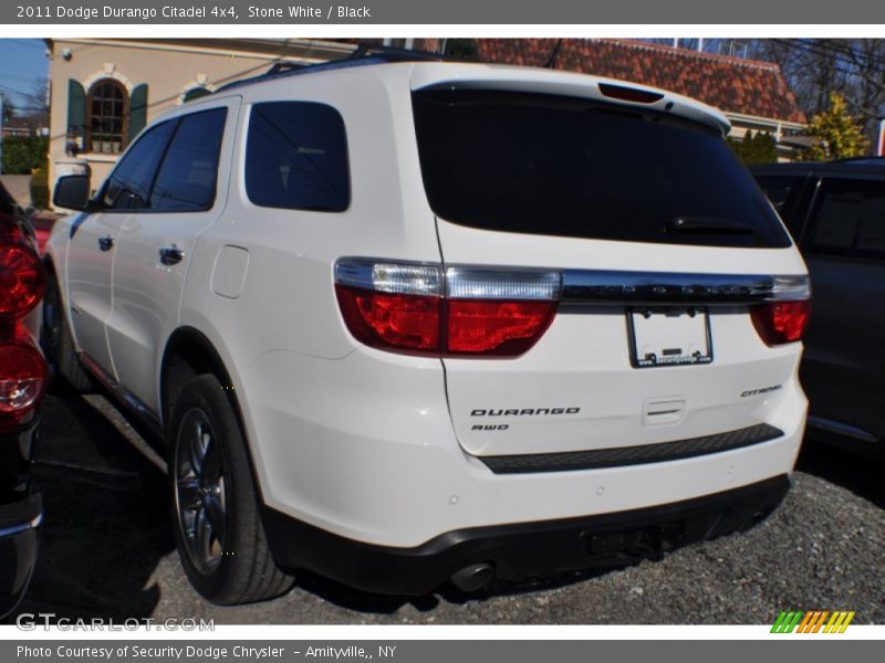 Stone White / Black 2011 Dodge Durango Citadel 4x4