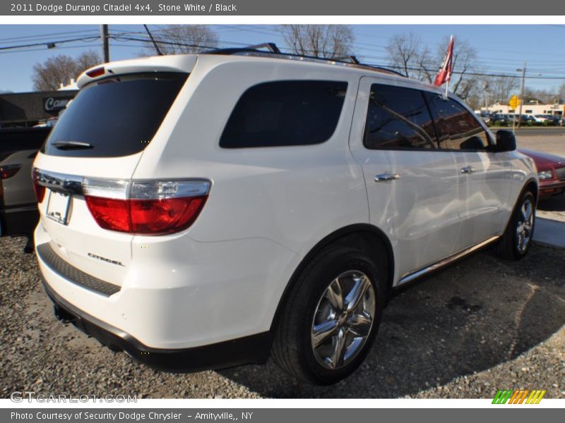 Stone White / Black 2011 Dodge Durango Citadel 4x4