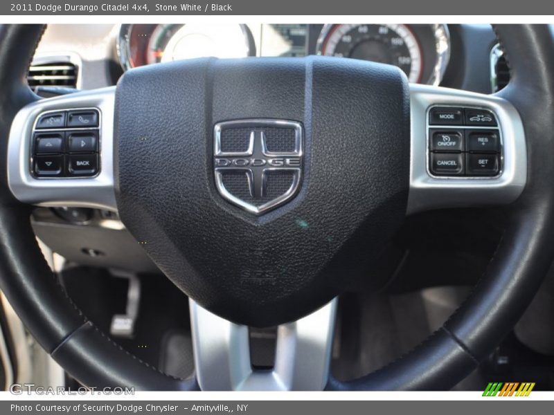 Stone White / Black 2011 Dodge Durango Citadel 4x4