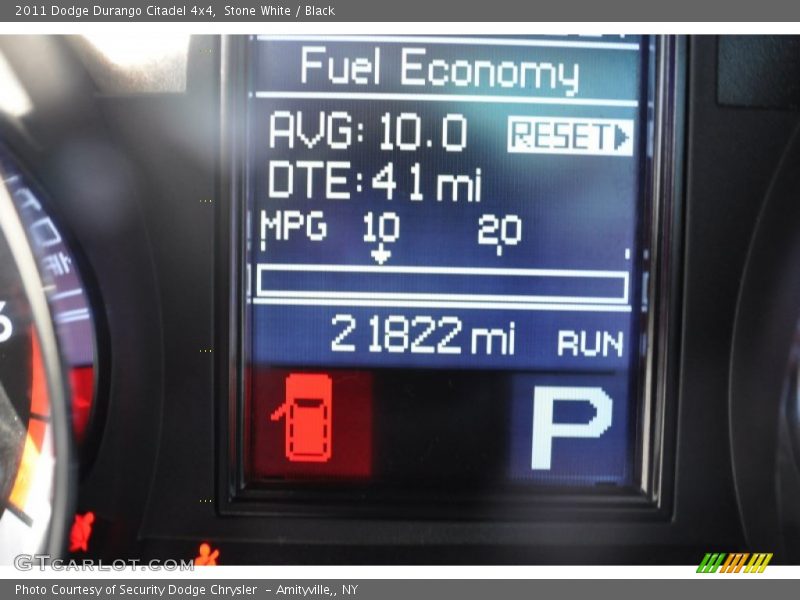Stone White / Black 2011 Dodge Durango Citadel 4x4