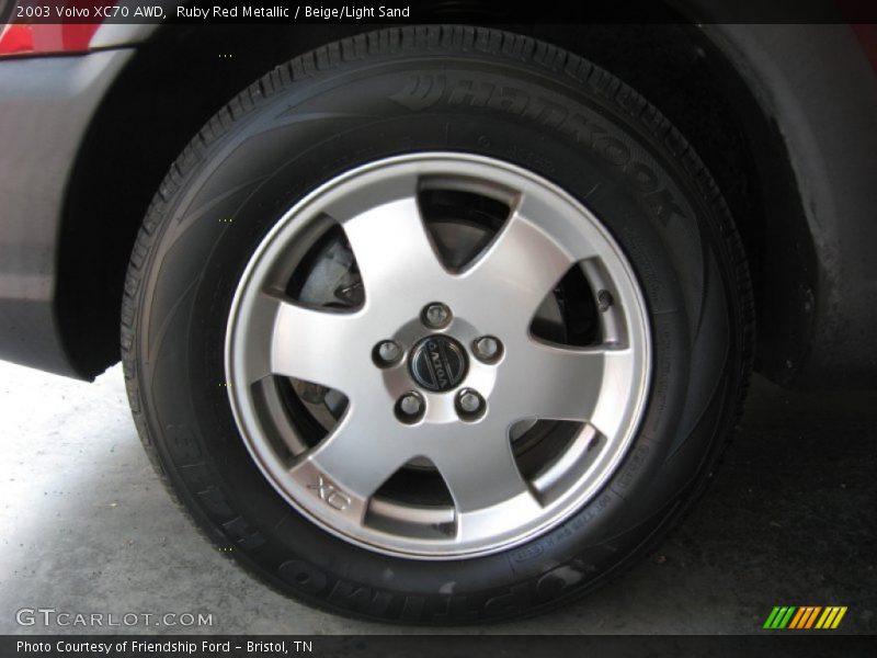Ruby Red Metallic / Beige/Light Sand 2003 Volvo XC70 AWD