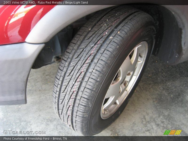 Ruby Red Metallic / Beige/Light Sand 2003 Volvo XC70 AWD