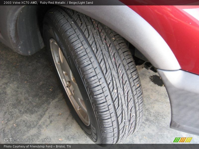 Ruby Red Metallic / Beige/Light Sand 2003 Volvo XC70 AWD