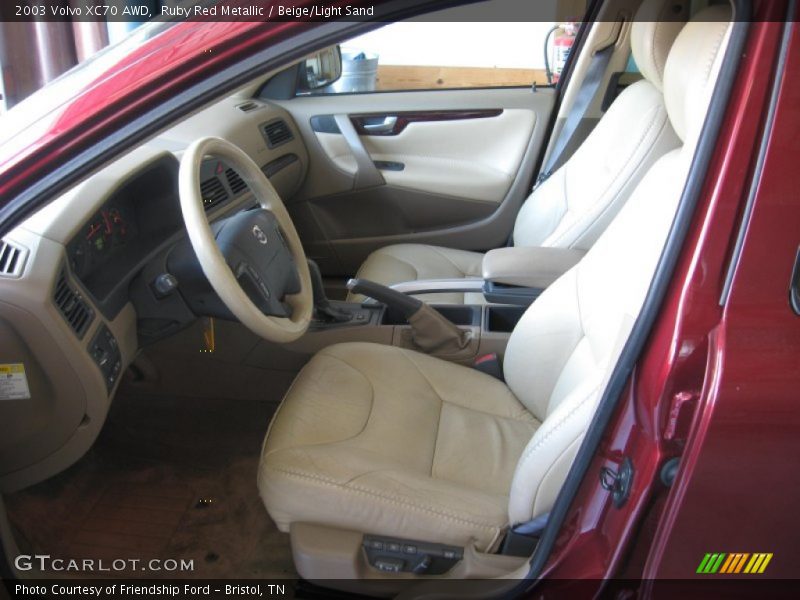 Ruby Red Metallic / Beige/Light Sand 2003 Volvo XC70 AWD