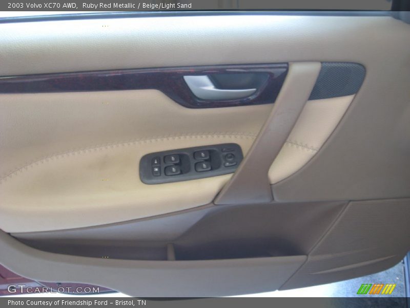 Ruby Red Metallic / Beige/Light Sand 2003 Volvo XC70 AWD