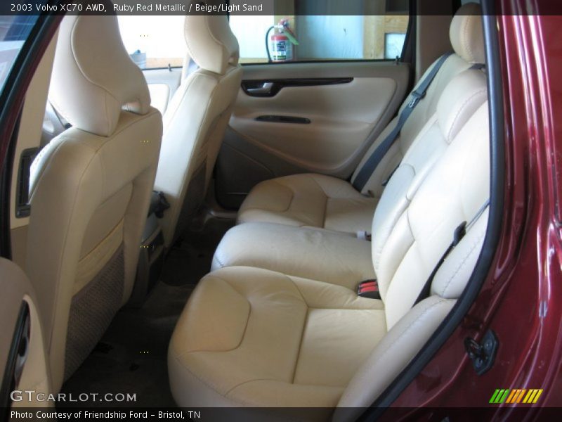 Ruby Red Metallic / Beige/Light Sand 2003 Volvo XC70 AWD