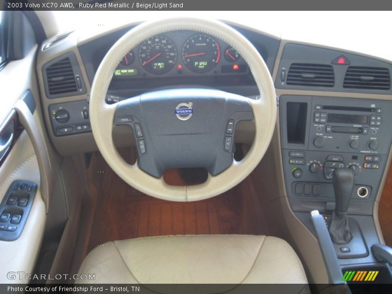 Ruby Red Metallic / Beige/Light Sand 2003 Volvo XC70 AWD