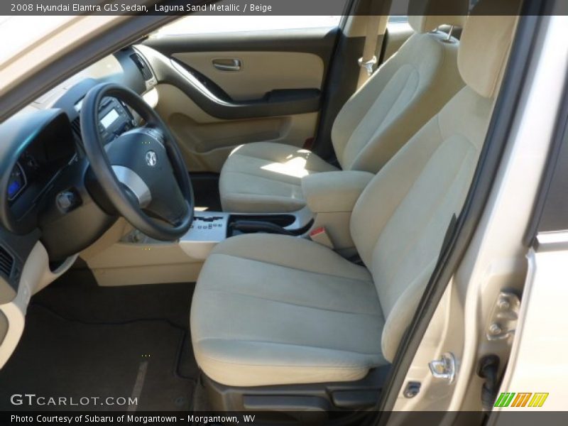 Laguna Sand Metallic / Beige 2008 Hyundai Elantra GLS Sedan