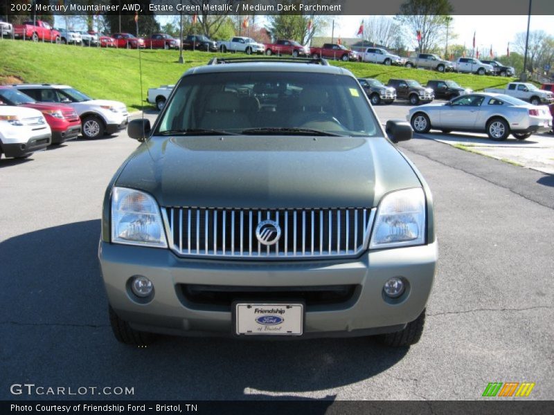 Estate Green Metallic / Medium Dark Parchment 2002 Mercury Mountaineer AWD