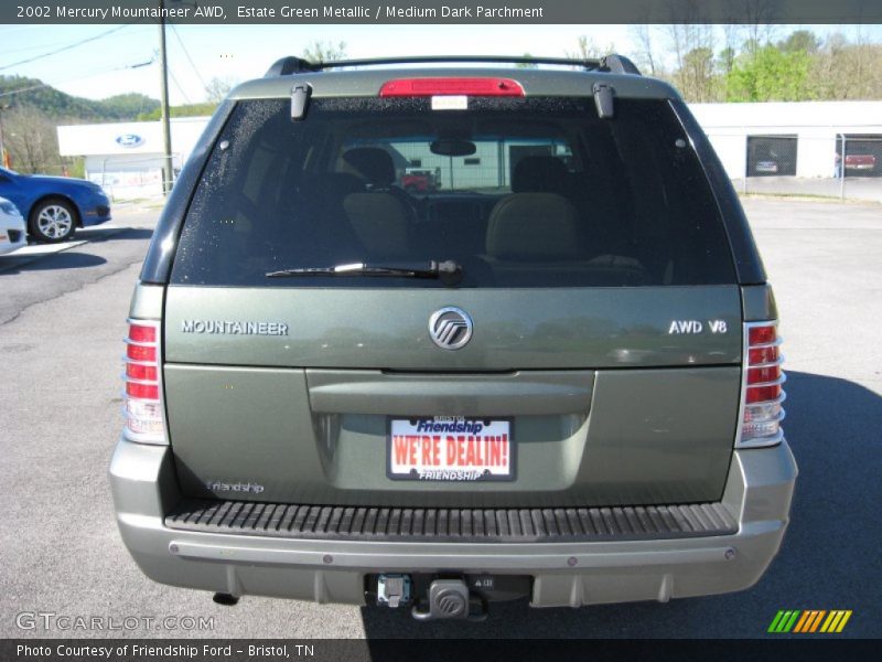 Estate Green Metallic / Medium Dark Parchment 2002 Mercury Mountaineer AWD