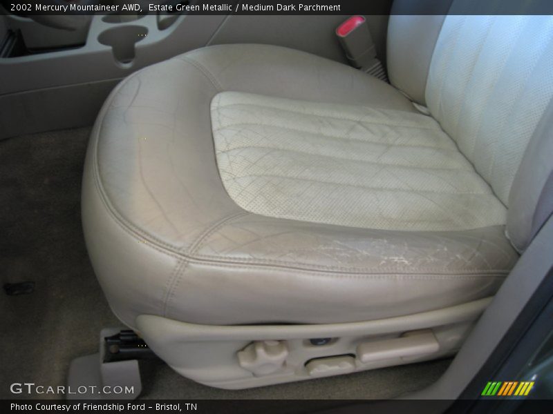 Estate Green Metallic / Medium Dark Parchment 2002 Mercury Mountaineer AWD