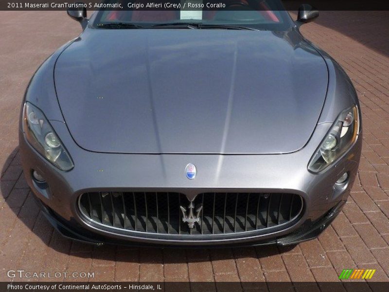 Grigio Alfieri (Grey) / Rosso Corallo 2011 Maserati GranTurismo S Automatic