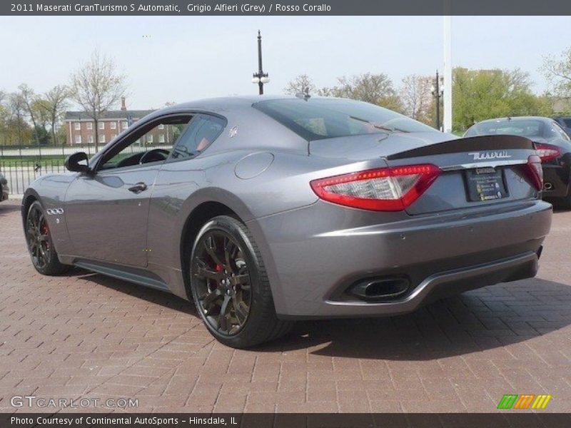Grigio Alfieri (Grey) / Rosso Corallo 2011 Maserati GranTurismo S Automatic