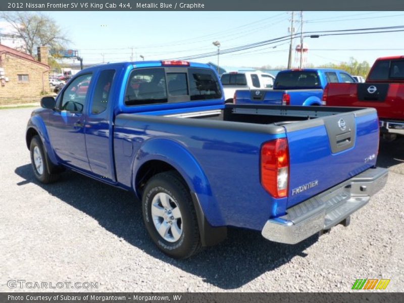 Metallic Blue / Graphite 2012 Nissan Frontier SV V6 King Cab 4x4