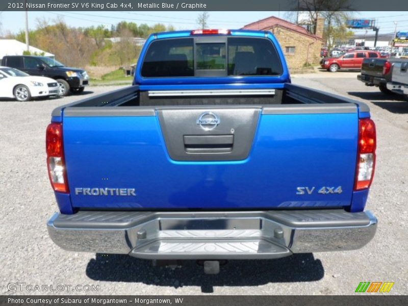 Metallic Blue / Graphite 2012 Nissan Frontier SV V6 King Cab 4x4