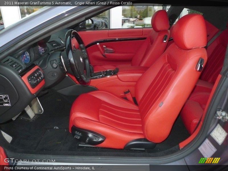  2011 GranTurismo S Automatic Rosso Corallo Interior