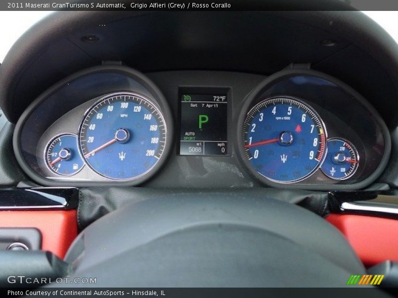  2011 GranTurismo S Automatic S Automatic Gauges