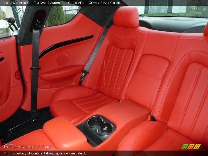 Grigio Alfieri (Grey) / Rosso Corallo 2011 Maserati GranTurismo S Automatic