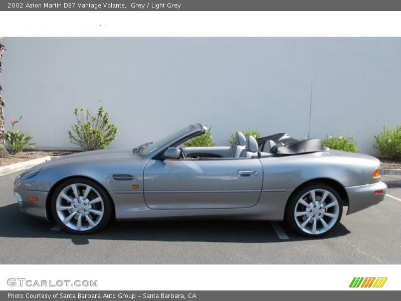 Grey / Light Grey 2002 Aston Martin DB7 Vantage Volante