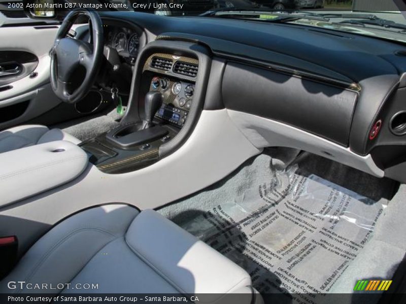 Grey / Light Grey 2002 Aston Martin DB7 Vantage Volante