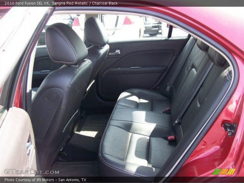Sangria Red Metallic / Charcoal Black 2010 Ford Fusion SEL V6