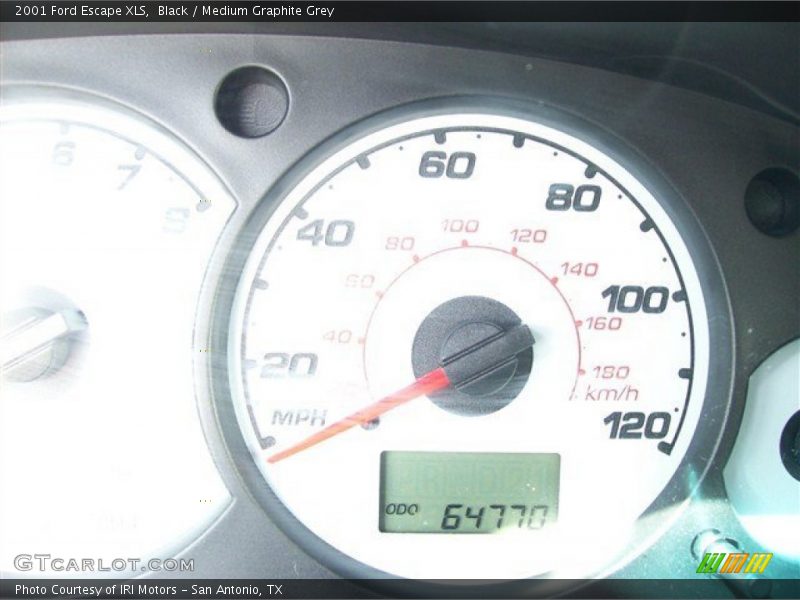 Black / Medium Graphite Grey 2001 Ford Escape XLS