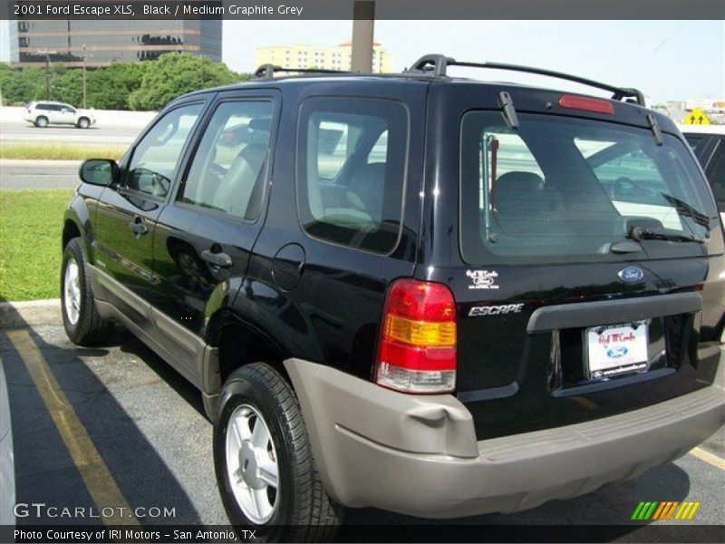 Black / Medium Graphite Grey 2001 Ford Escape XLS