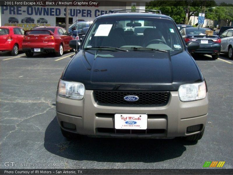Black / Medium Graphite Grey 2001 Ford Escape XLS