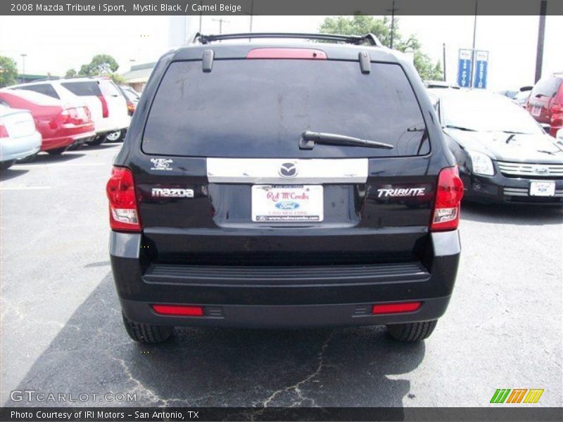 Mystic Black / Camel Beige 2008 Mazda Tribute i Sport