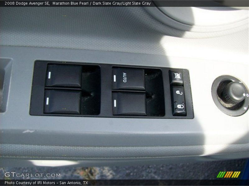 Marathon Blue Pearl / Dark Slate Gray/Light Slate Gray 2008 Dodge Avenger SE