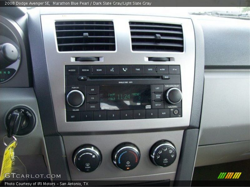 Marathon Blue Pearl / Dark Slate Gray/Light Slate Gray 2008 Dodge Avenger SE