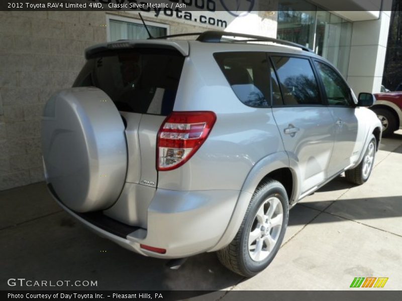 Classic Silver Metallic / Ash 2012 Toyota RAV4 Limited 4WD