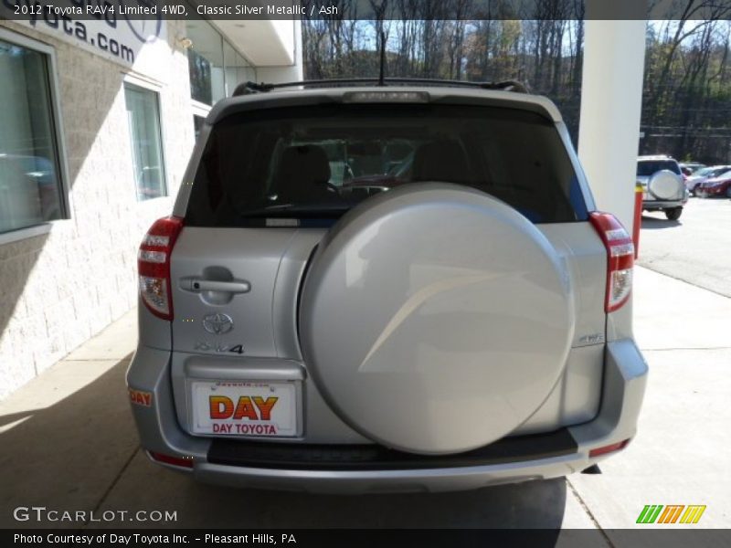 Classic Silver Metallic / Ash 2012 Toyota RAV4 Limited 4WD