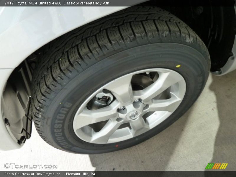 Classic Silver Metallic / Ash 2012 Toyota RAV4 Limited 4WD