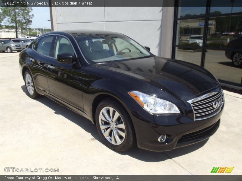 Black Obsidian / Wheat 2012 Infiniti M 37 Sedan