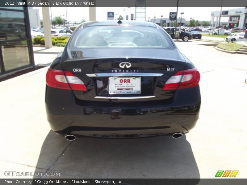 Black Obsidian / Wheat 2012 Infiniti M 37 Sedan