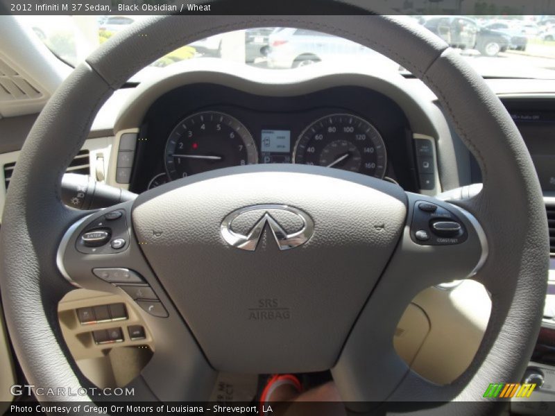 Black Obsidian / Wheat 2012 Infiniti M 37 Sedan