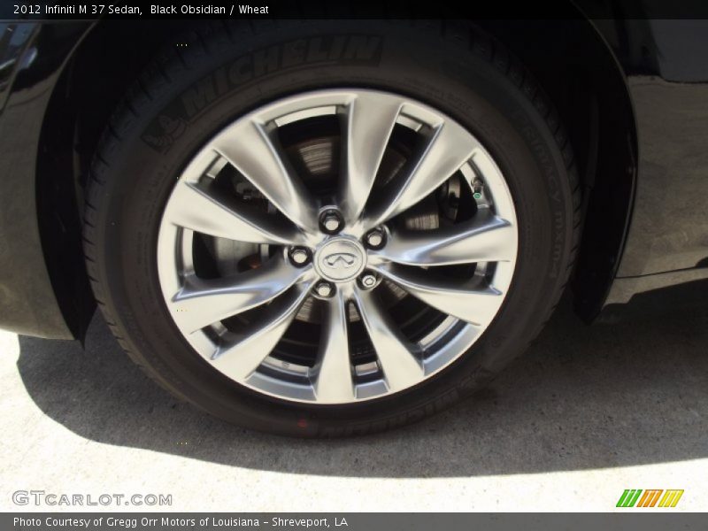 Black Obsidian / Wheat 2012 Infiniti M 37 Sedan