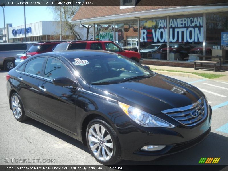 Midnight Black / Black 2011 Hyundai Sonata SE 2.0T