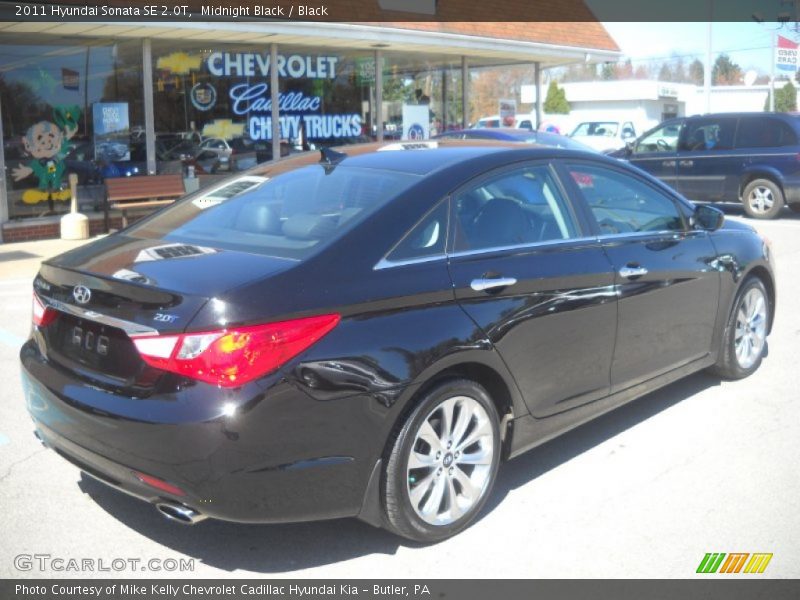 Midnight Black / Black 2011 Hyundai Sonata SE 2.0T